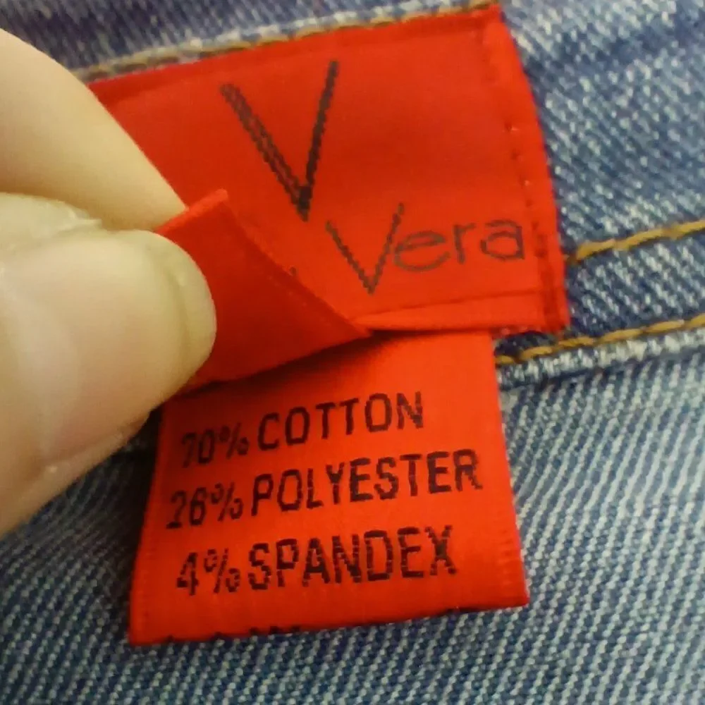Very Vera Cropped Embroidered Jean Jacket‎ Size Large Petite - Picture 8 of 8